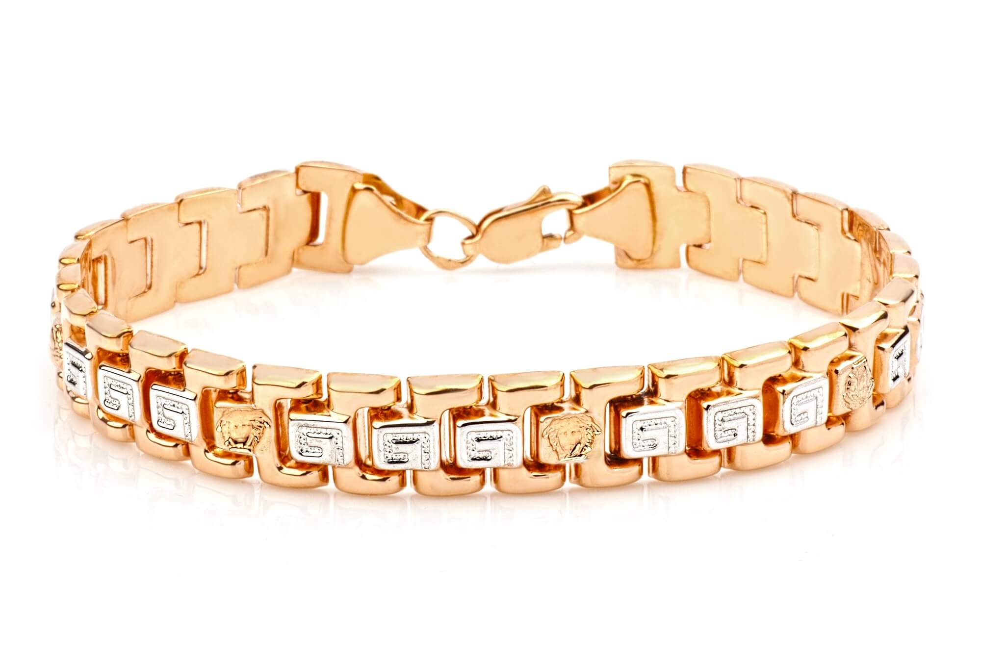 Золотой женский браслет – стиль современной жизни Женский золотой браслет с фианитами и цирконием