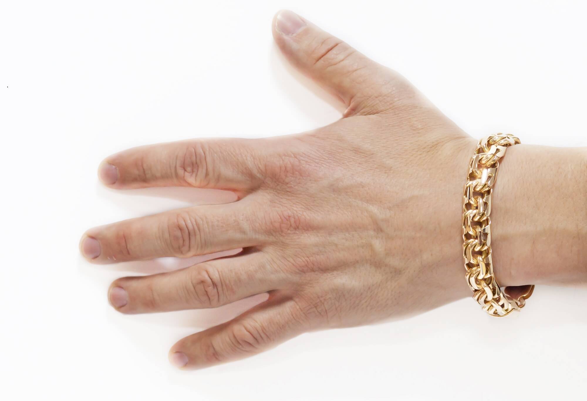 Как выбрать стильный мужской браслет Золотой мужской браслет